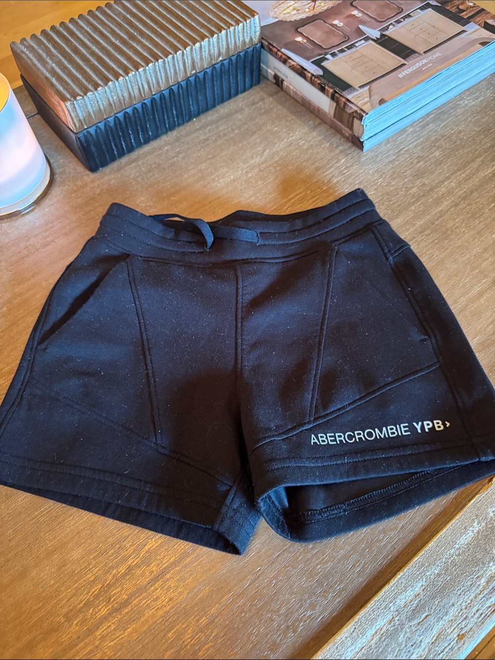 Abercrombie & Fitch Little Boy’s Black Athletic Lounge Shorts